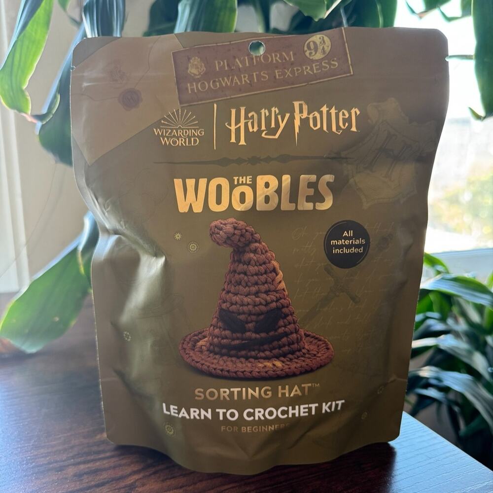 *Never Opened* Woobles Warned Bros. Harry Potter The Sorting Hat™ Crochet Kit